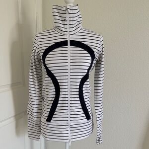 Lululemon stripe zip up